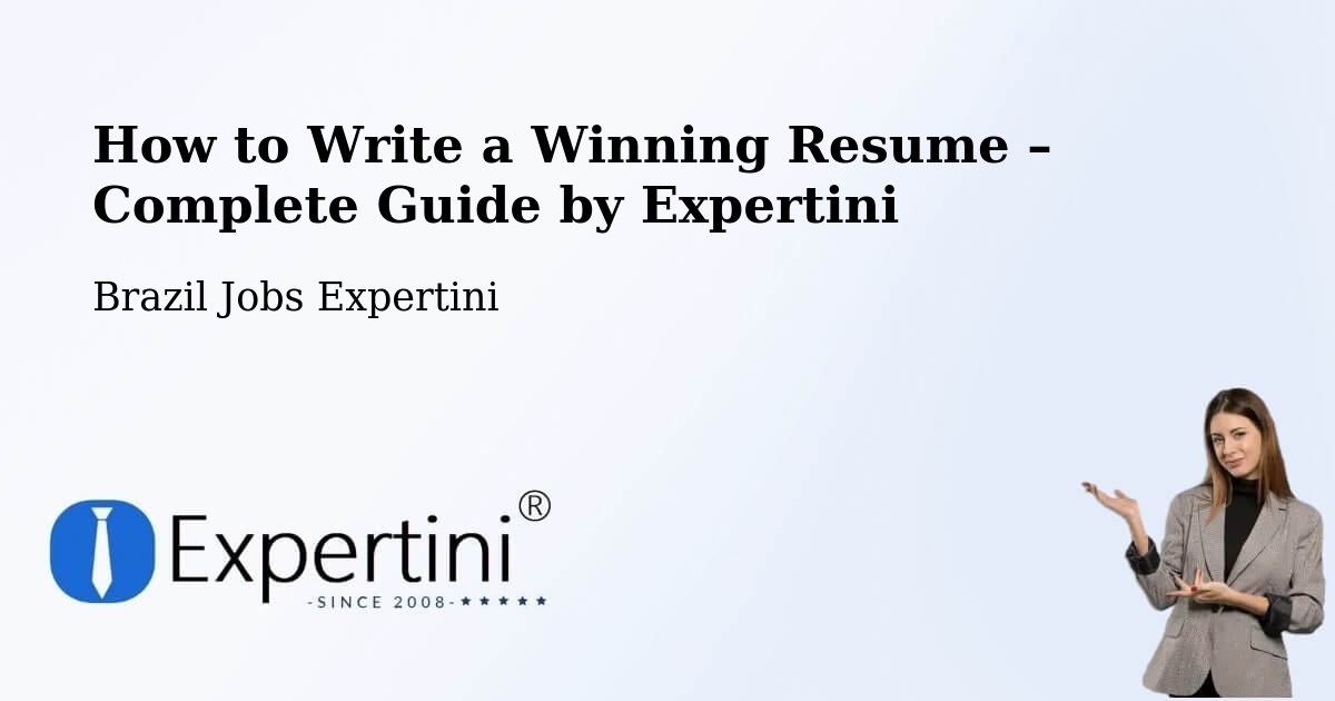 Resume Writing Guide for Job Seekers – Canoas - Canoas, Brazil Jobs Expertini